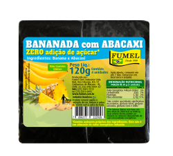 Bananada c/ Abacaxi - Sem Açúcar - Fumel - 120g